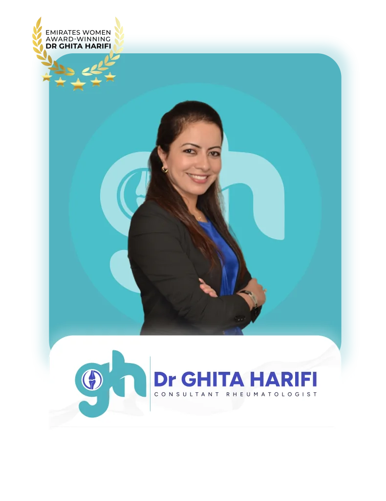Dr Ghita Harifi, Consultant Rheumatologist.